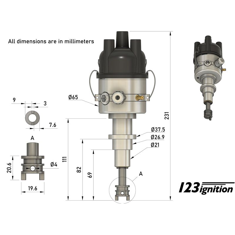 123ignition Renault-16-TX-TS-R do silników 807 i 843