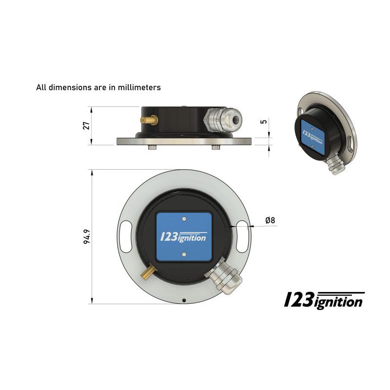123ignition TUNE+ Visa (Bluetooth), Kit complet