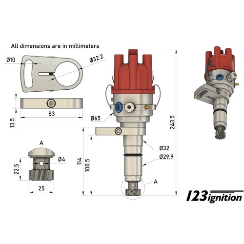 123ignition TUNE+ Porsche-911-B (Bluetooth), complete set