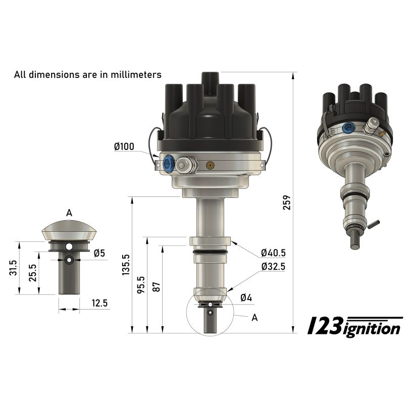 123ignition TUNE+ 8-R-V-ROVER (Bluetooth) Kit complet