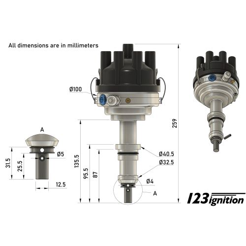 123ignition TUNE+ 8-R-V-ROVER (Bluetooth) Kit complet