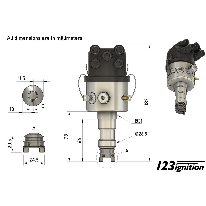 123ignition Citroën-4-A-V complete set