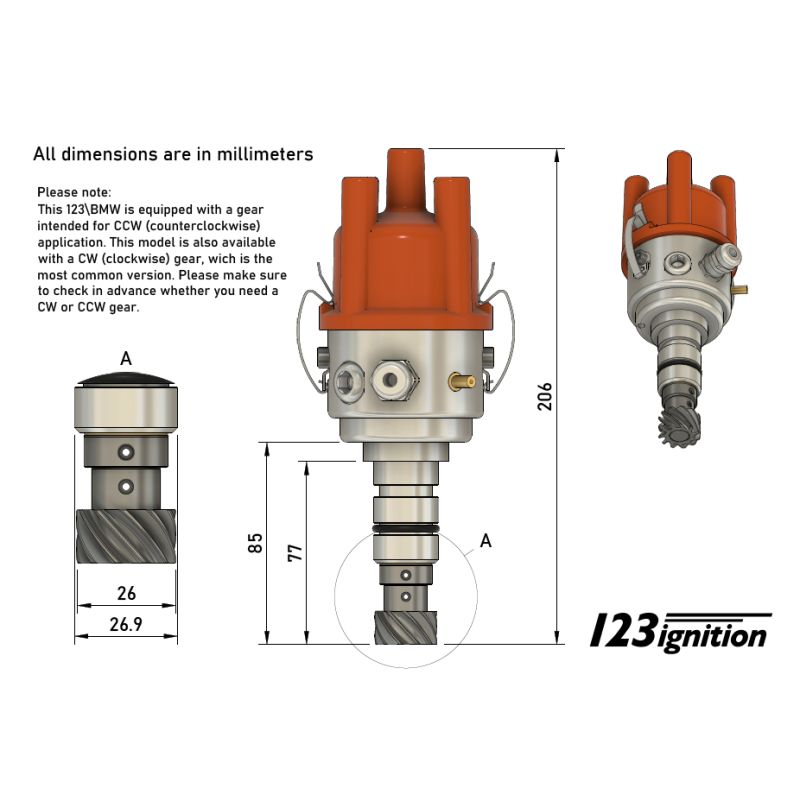 123ignition TUNE+ 4-R-V-BMW-CCW (Bluetooth), juego completo
