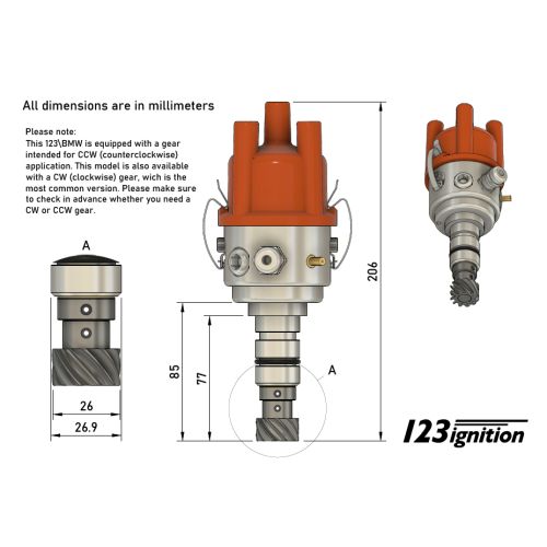 123ignition TUNE+ 4-R-V-BMW-CCW (Bluetooth), juego completo