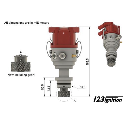 123ignition FIAT-TC-4-A-V complete set voor Fiat 131