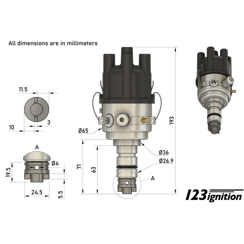 123ignition TUNE+ 6-R-V-G (Bluetooth) complete set voor Jaguar XK